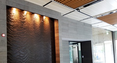 Lobby 벽천